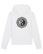 Yin Yang Symbol in a Mandala Hanorac Unisex Drummer