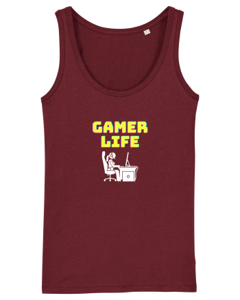 Gamer Life Girl (viața de gamer fete)  Burgundy