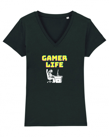 Gamer Life Girl (viața de gamer fete)  Black