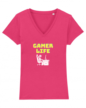 Gamer Life Girl (viața de gamer fete)  Raspberry