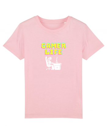 Gamer Life Girl (viața de gamer fete)  Cotton Pink