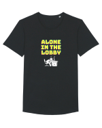 Gamer Life alone in the lobby (când nu mai e nimeni în lobby)  Tricou mânecă scurtă guler larg Bărbat Skater