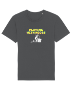 Gamer Life playing with noobs (când joci cu începători)  Tricou mânecă scurtă Unisex Rocker