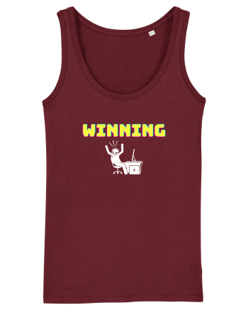 Gamer Life Winning (viața de gamer când câștigi)  Burgundy