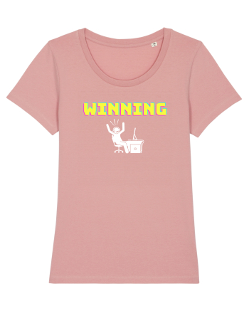 Gamer Life Winning (viața de gamer când câștigi)  Canyon Pink