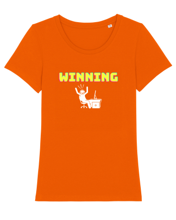 Gamer Life Winning (viața de gamer când câștigi)  Bright Orange