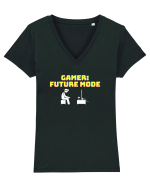 Gamer Future Mode VR (gamer de viitor)  Tricou mânecă scurtă guler V Damă Evoker