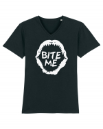 Bite Me Tricou mânecă scurtă guler V Bărbat Presenter