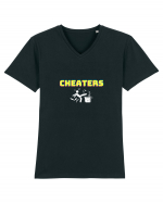 Gamer Life cheaters (când joci cu trișori)  Tricou mânecă scurtă guler V Bărbat Presenter