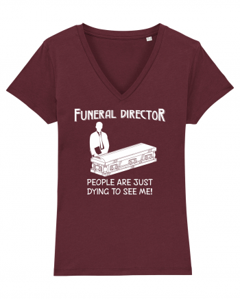 Funeral director Burgundy