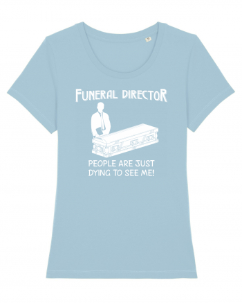 Funeral director Sky Blue