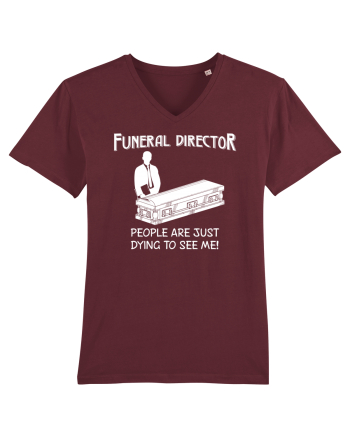 Funeral director Burgundy