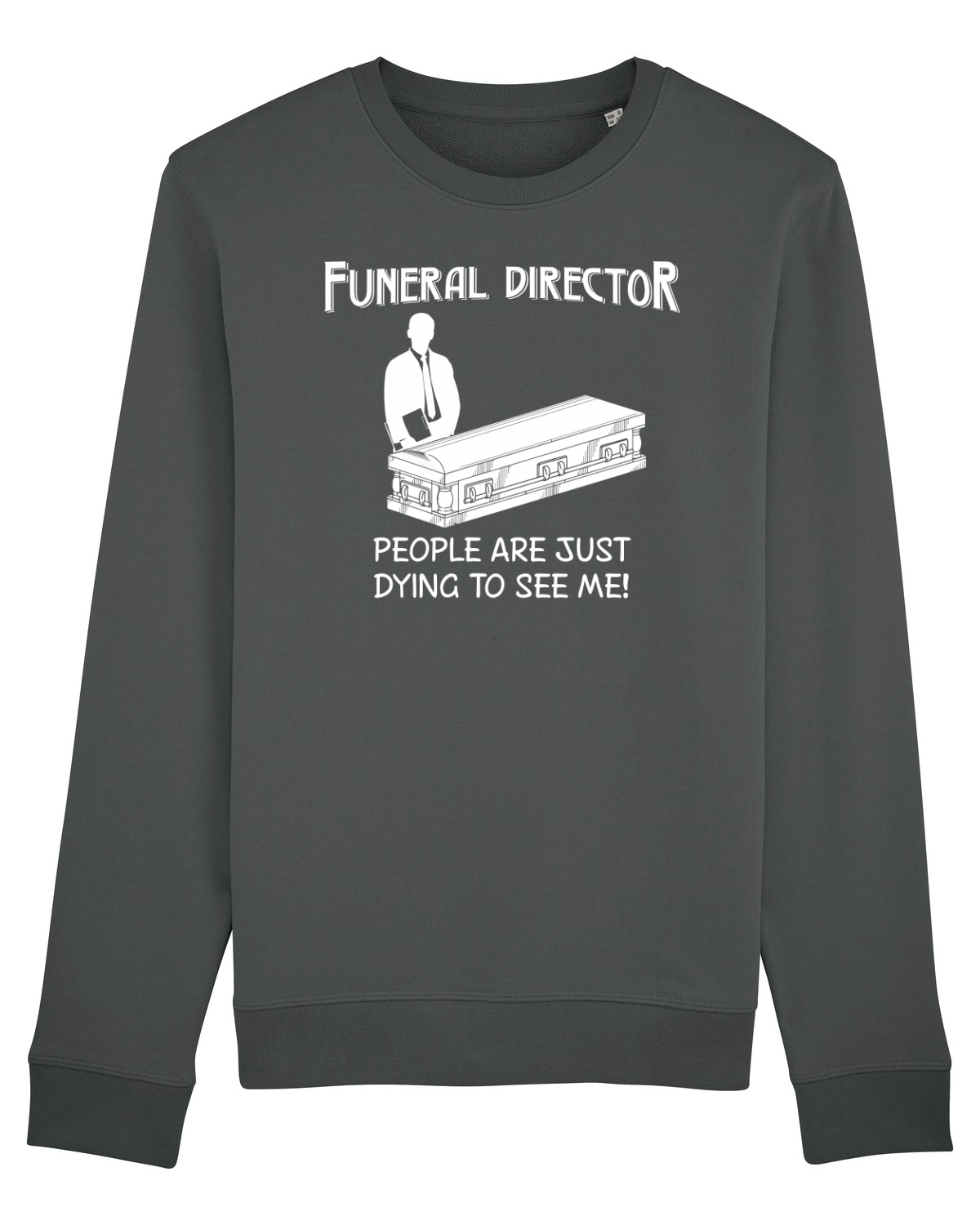 Bluză mânecă lungă Unisex Rise Anthracite