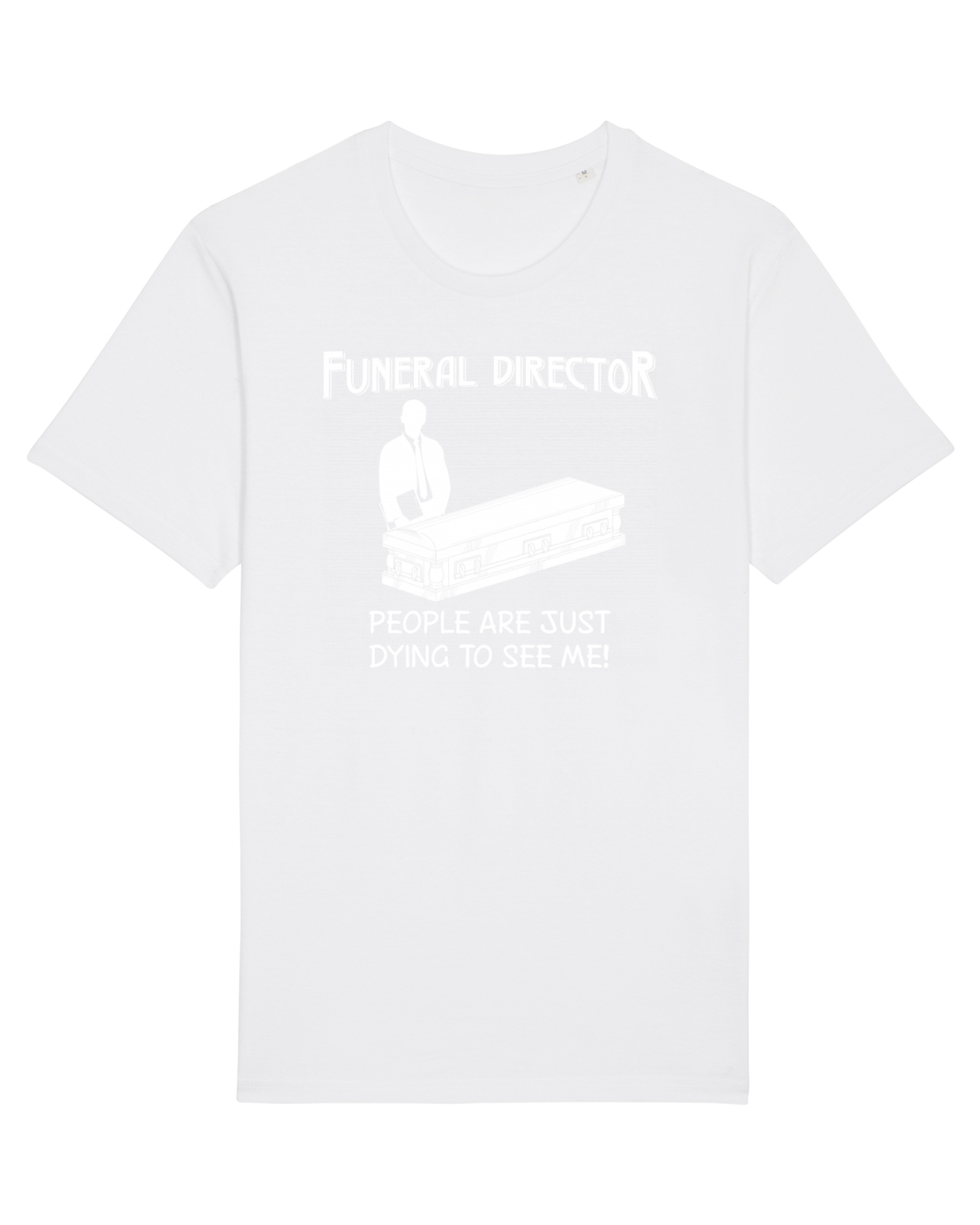 Tricou mânecă scurtă Unisex Rocker White