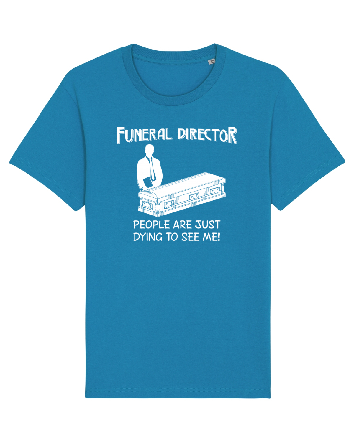 Tricou mânecă scurtă Unisex Rocker Azur