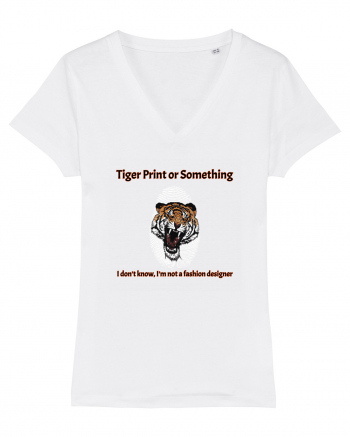 Tiger Print or something  White
