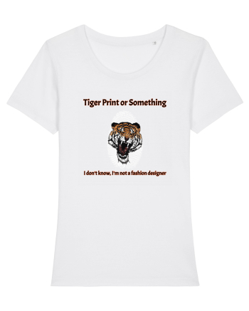 Tiger Print or something  White