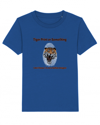 Tiger Print or something  Majorelle Blue