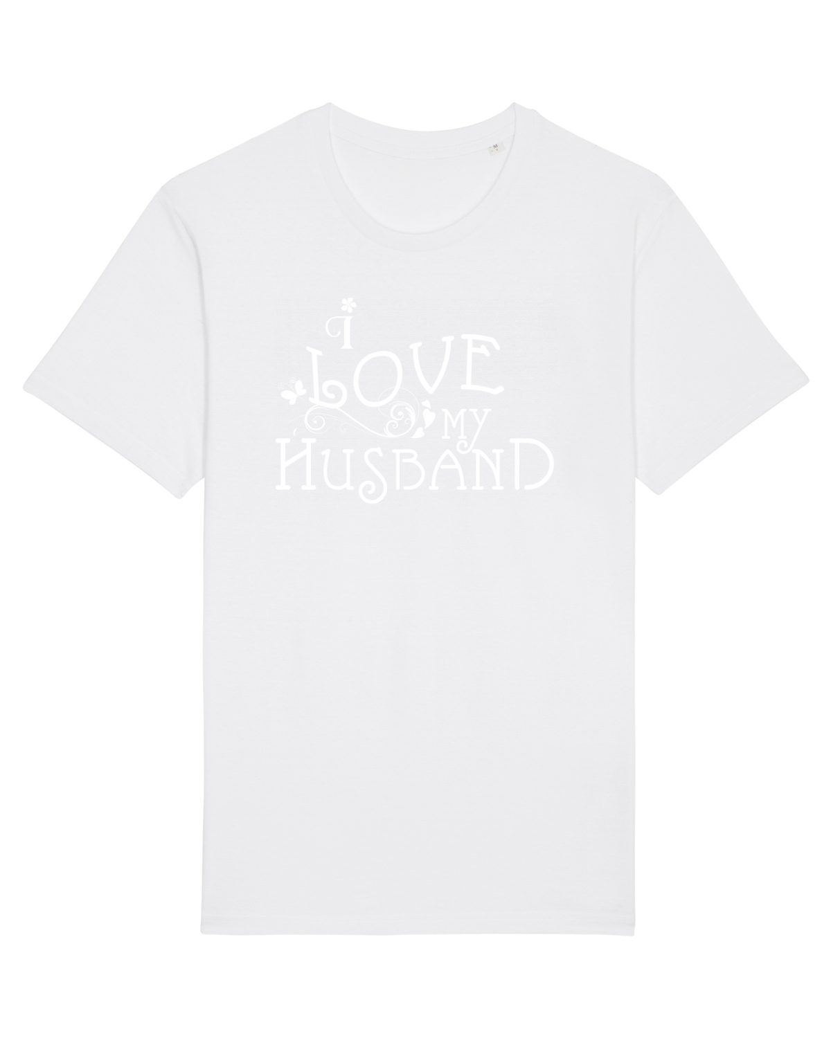 Tricou mânecă scurtă Unisex Rocker White