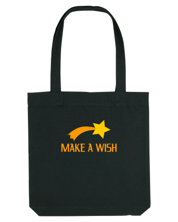Cute Falling Star, Make a Wish Black
