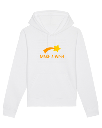 Cute Falling Star, Make a Wish White