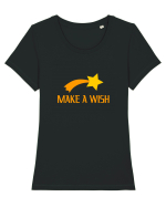 Cute Falling Star, Make a Wish Tricou mânecă scurtă guler larg fitted Damă Expresser