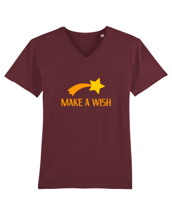Cute Falling Star, Make a Wish Burgundy