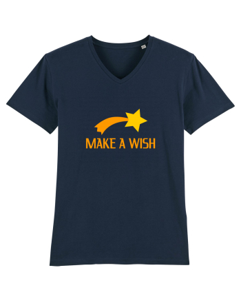 Cute Falling Star, Make a Wish French Navy