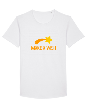 Cute Falling Star, Make a Wish White