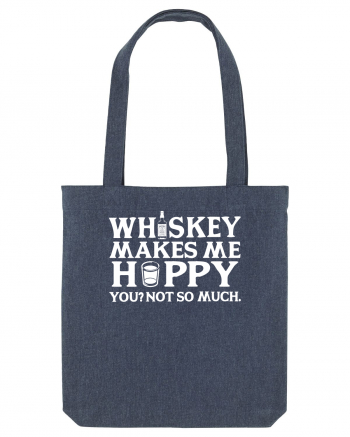 Whiskey makes me happy Midnight Blue