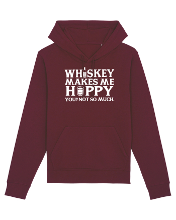 Whiskey makes me happy Burgundy
