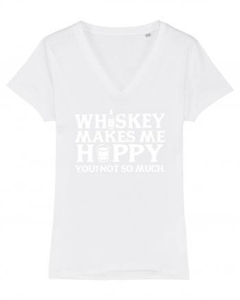 Whiskey makes me happy White