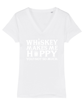 Whiskey makes me happy White
