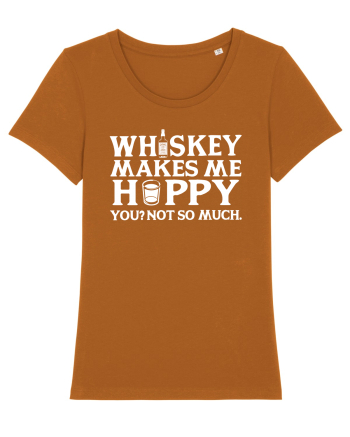 Whiskey makes me happy Roasted Orange