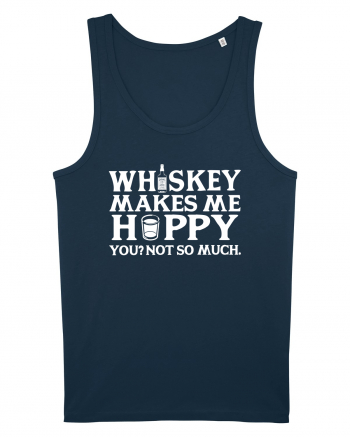 Whiskey makes me happy Navy