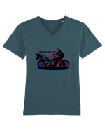 Stereoscopic Transalp  Tricou mânecă scurtă guler V Bărbat Presenter