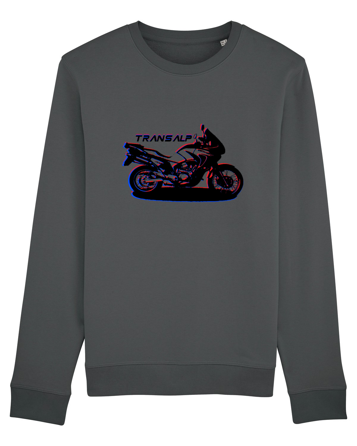 Bluză mânecă lungă Unisex Rise Anthracite
