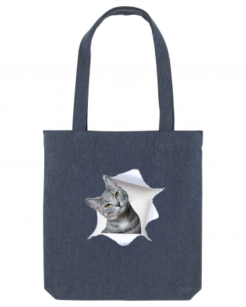 Cat in a bag Midnight Blue