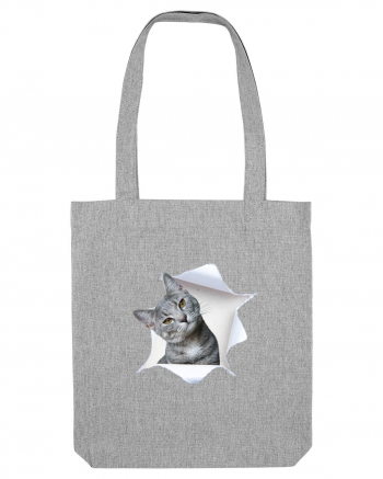 Cat in a bag Heather Grey