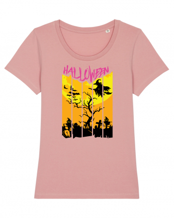 Halloween Flying Witch Canyon Pink