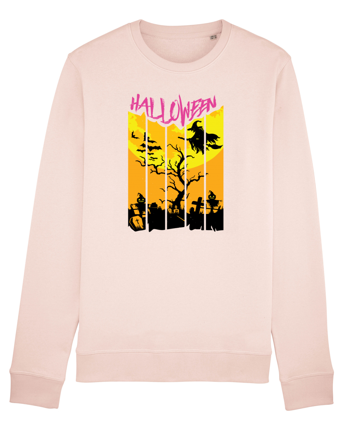 Bluză mânecă lungă Unisex Rise Candy Pink