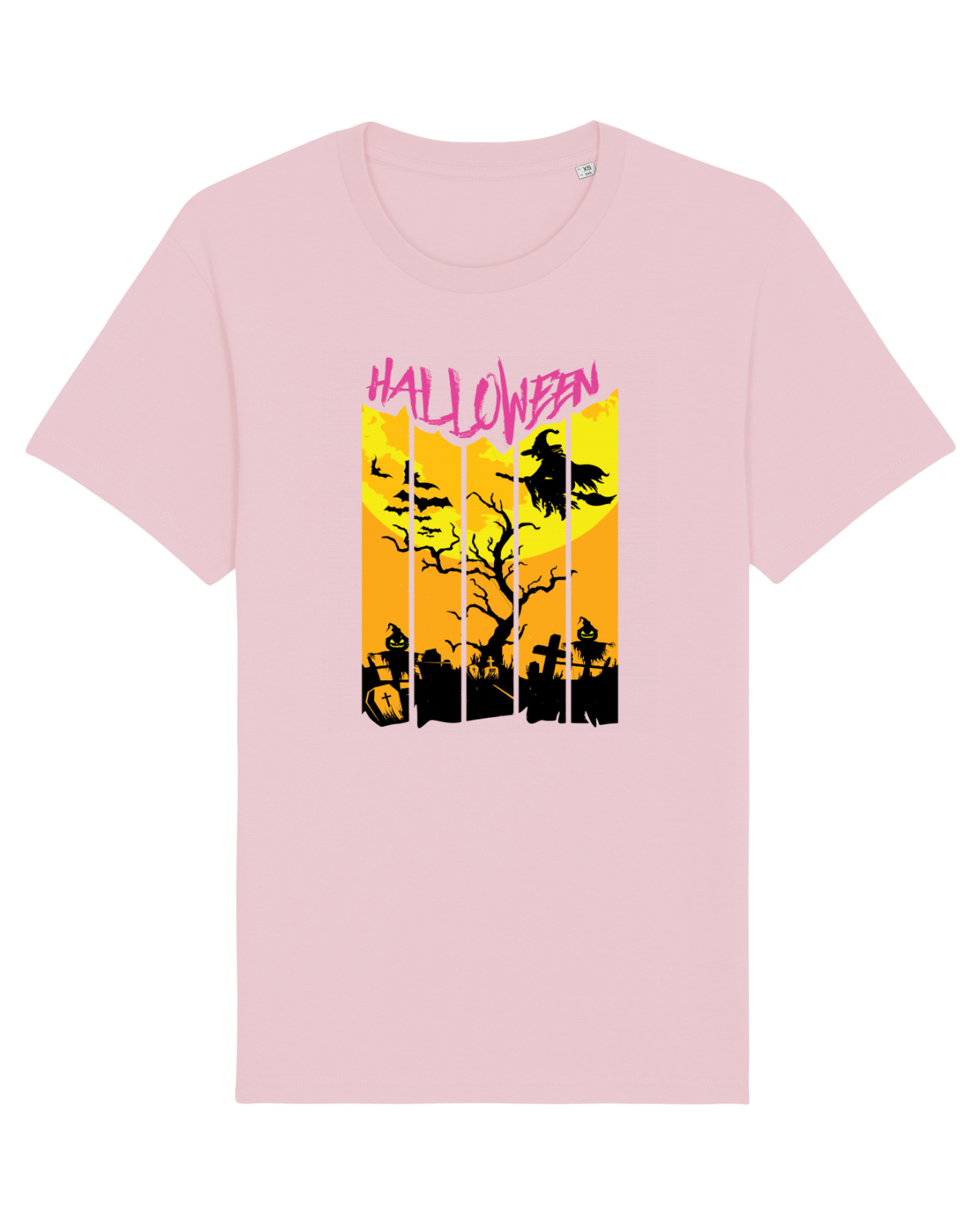 Tricou mânecă scurtă Unisex Rocker Cotton Pink