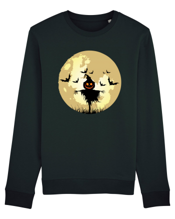 Halloween Full Moon Scary Pumpkin Black