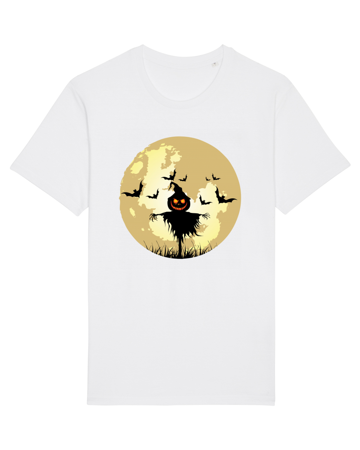 Tricou mânecă scurtă Unisex Rocker White