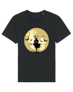 Halloween Full Moon Scary Pumpkin Tricou mânecă scurtă Unisex Rocker