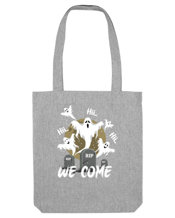 Halloween Funny Creepy Ghost Heather Grey