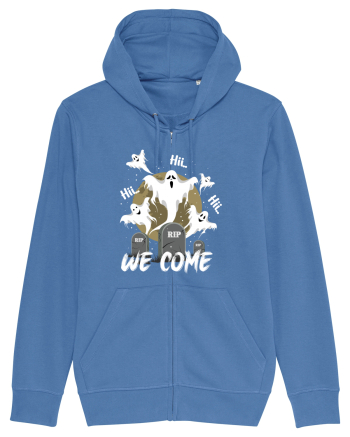 Halloween Funny Creepy Ghost Bright Blue