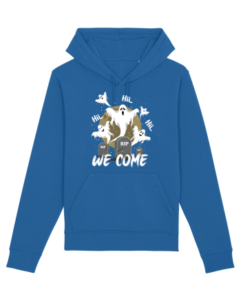 Halloween Funny Creepy Ghost Royal Blue
