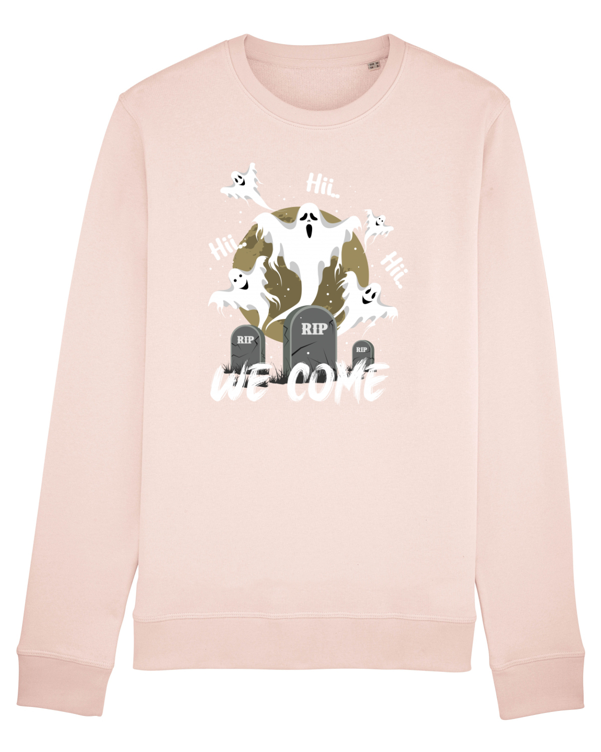 Bluză mânecă lungă Unisex Rise Candy Pink