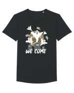 Halloween Funny Creepy Ghost Tricou mânecă scurtă guler larg Bărbat Skater